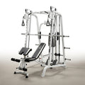 Pro Smith Cage Workout Machine Total Body Training Gym System, White